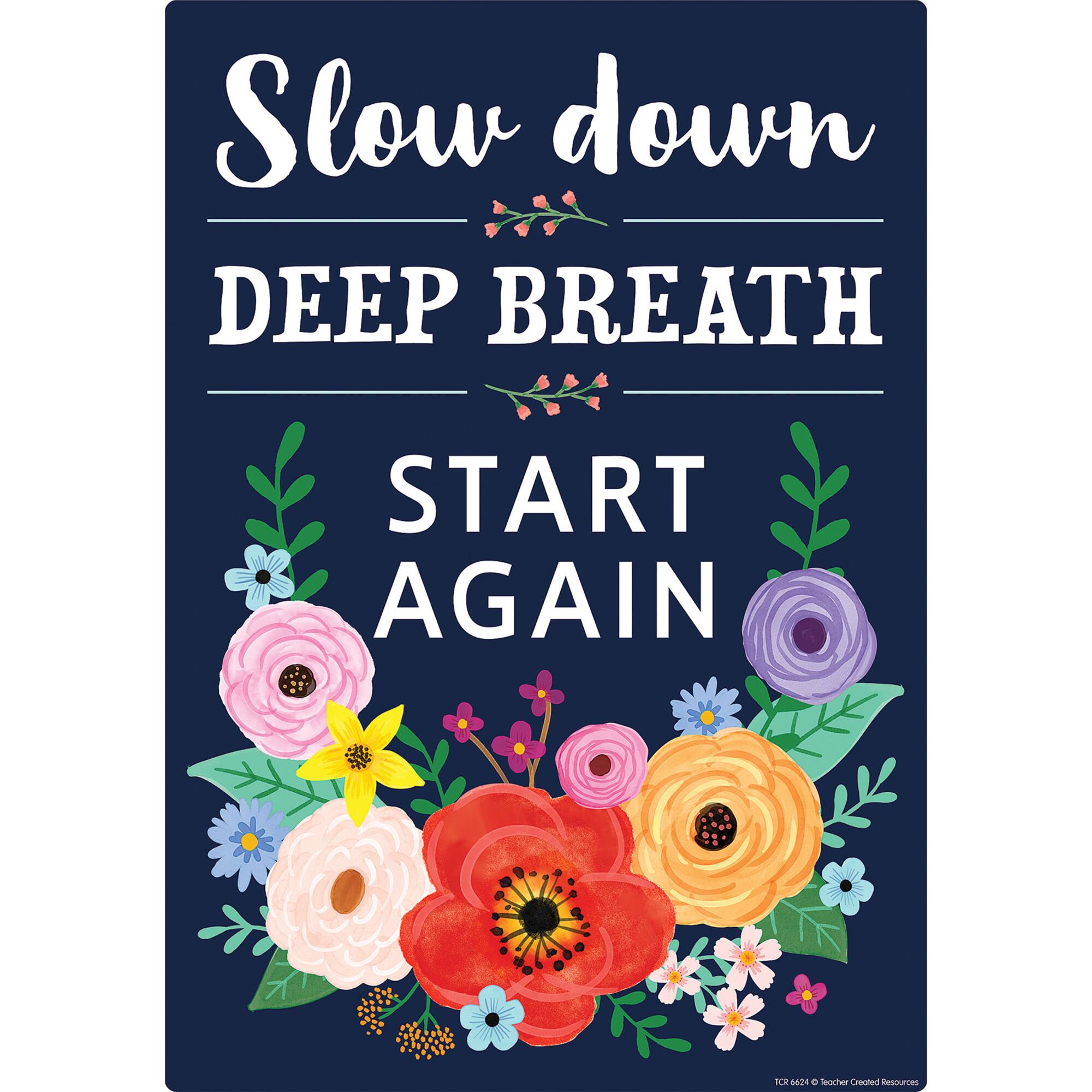 Teacher Created Resources® 11" x 16" Wildflowers Positive Sayings Small Posters Set